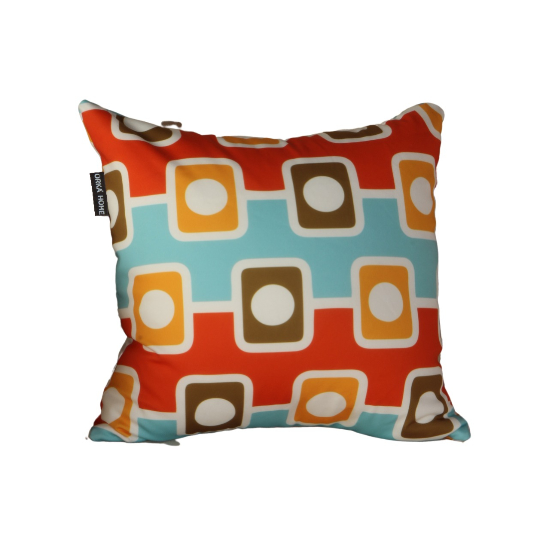 Orka Home Digital Printed Spandex Stretchable Fabric Microbeads Cushion (D26)